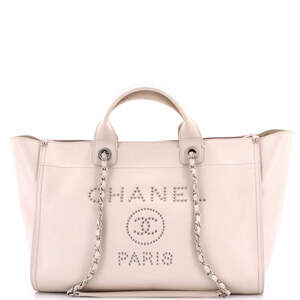 Chanel Deauville Tote Studded Caviar #241950C34B